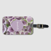 Mauve & Bleke groene hortensia Bagagelabel (Voorkant (horizontaal))