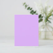 Mauve, bleke violethexacode e0b0ff briefkaart (Staand voorkant)