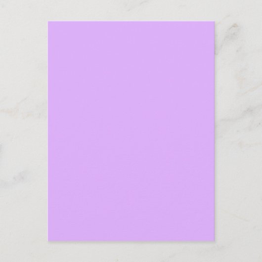 Mauve, bleke violethexacode e0b0ff briefkaart (Voorkant)
