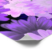 Mauve bloem poster (Hoek)