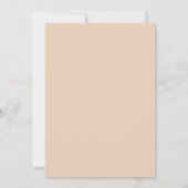 Mauve Bloesem Boog Bruiloft Kaart (Achterkant)