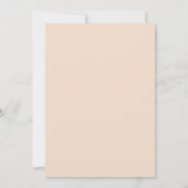 Mauve Bloesem Botanische Bruiloft Kaart (Achterkant)