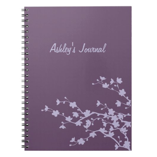 Mauve Blossom Notitieboek (Voorkant)