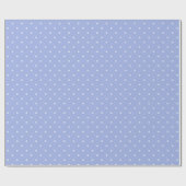 Mauve blue polka stip klassiek geschenk cadeaupapier (Vlak)