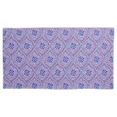 Mauve, Blue, White Traditional Ogee Pattern Kussensloop (Voorkant-Links)