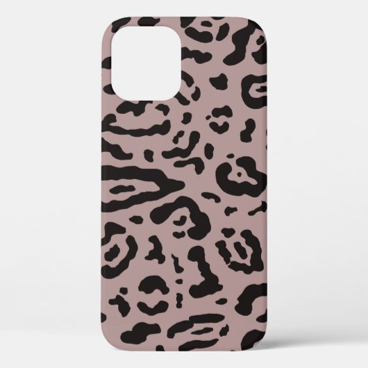 Mauve Blush Pink Cheetah Leopard Animal Print Case-Mate iPhone Case (Achterkant)
