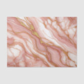 Mauve Blush Roze Rood Goud Marmer Patroon Tissuepapier (Voorkant)