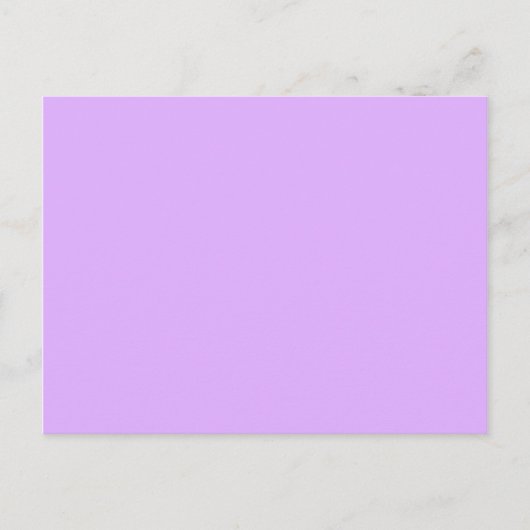 Mauve, bord violet hex code e0b0ff briefkaart (Voorkant)