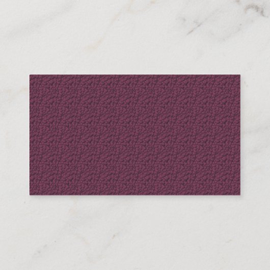 Mauve Bubbles Patroon Elegant Visitekaartje (Achterkant)