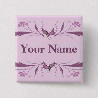 Mauve Button met Butterfairies