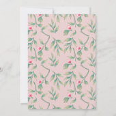 Mauve Chalk Rehearsal Dinner Kaart (Achterkant)