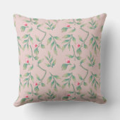 Mauve Chalk Wedding Keepsake Throw Pillow Kussen (Achterkant)