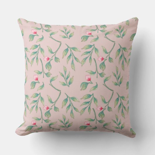 Mauve Chalk Wedding Keepsake Throw Pillow Kussen (Voorkant)