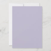 Mauve Champagne Bruiloftsgarlande Kaart (Achterkant)