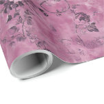 Mauve Chinoiserie Decoupage Cadeaupapier<br><div class="desc">Mauve Chinoiserie Decoupage inpakpapier voor elegante douches,  bruiloften,  cadeaubonnen en ambachten.</div>