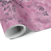Mauve Chinoiserie Decoupage Cadeaupapier (Rol Hoek)