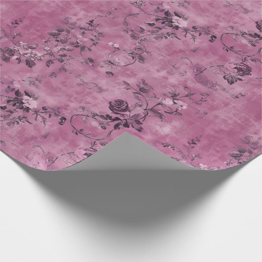 Mauve Chinoiserie Decoupage Cadeaupapier (Hoek)