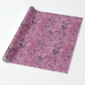 Mauve Chinoiserie Decoupage Cadeaupapier (Uitgerold)