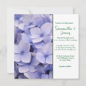 Mauve Chrysanthemum Huwelijksuitnodiging Kaart (Voorkant)