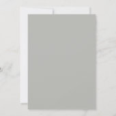 Mauve Crème Roze Bruiloft Kaart (Achterkant)