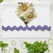 Mauve Daisy Theedoek (Gevouwen)