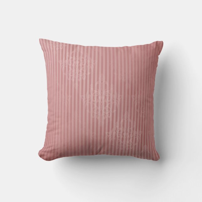 Mauve Damask Sierkussen 20 x 20 inch (Voorkant)