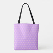 Mauve Diamonds Pattern Bible Verse Christelijk Tote Bag (Achterkant)
