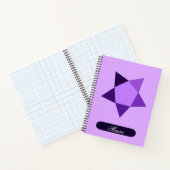 Mauve Droom Spiraal Notebook Notitieboek (Binnen)