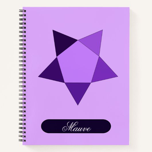 Mauve Droom Spiraal Notebook Notitieboek (Voorkant)