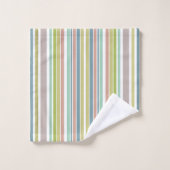 Mauve Dusk Blue Stripes Bad Handdoek (Wasdoekje)
