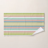 Mauve Dusk Blue Stripes Bad Handdoek (Handdoek)