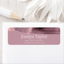 Mauve Dusty Roos Modern Simple