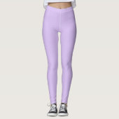 Mauve effen effen kleur leggings (Voorkant)