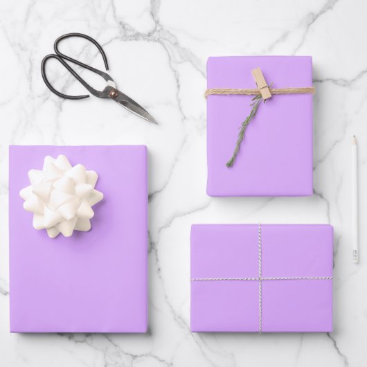 Mauve effen kleur inpakpapier vel (Voorkant)