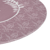 Mauve Elegant Damask Personeelsklare snijraad Snijplank (Hoek)