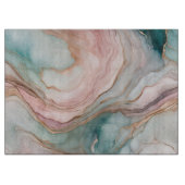 Mauve en Blauwgroen agaatlagen Snijplank (Voorkant)