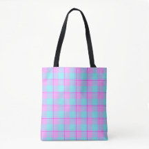Mauve en Coastal Mist Plaid