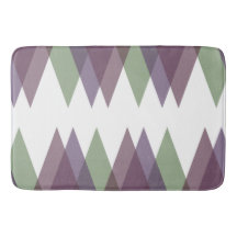 Mauve en groene driehoeken