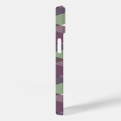 Mauve en groene driehoeken Case-Mate iPhone case (Achterkant / Rechts)