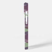Mauve en groene driehoeken Case-Mate iPhone case (Achterkant / Links)