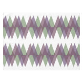 Mauve en groene driehoeken tafelkleed (Voorkant (Horizontaal))