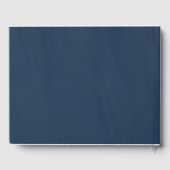 Mauve en Navy Blue Gold Plum Wedding Gastenboek (Achterkant)