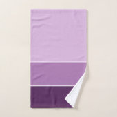 Mauve en Paarse streep Bad Handdoek (Handdoek)
