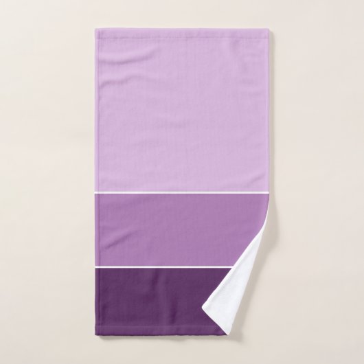 Mauve en Paarse streep Bad Handdoek (Handdoek)