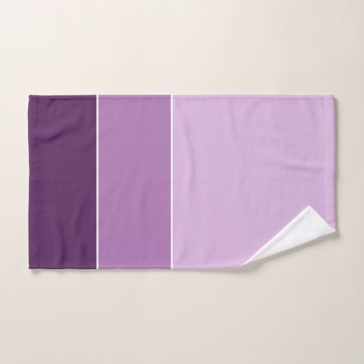 Mauve en Paarse streep Bad Handdoek (Handdoek)