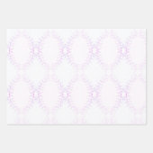 Mauve en roze elegante papierpakbladen inpakpapier vel (Voorkant)