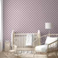 Mauve en witte knoop - Achtergrond veranderlijk