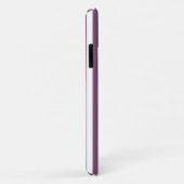 Mauve en witte snoepjes strepen Case-Mate iPhone case (Achterkant/rechts)