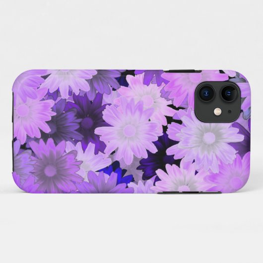 Mauve floral Case-Mate iPhone case (Achterkant (horizontaal))