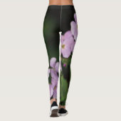 Mauve Floral Plhox Leggings (Achterkant)